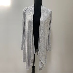 Waterfall open cardigan sweater